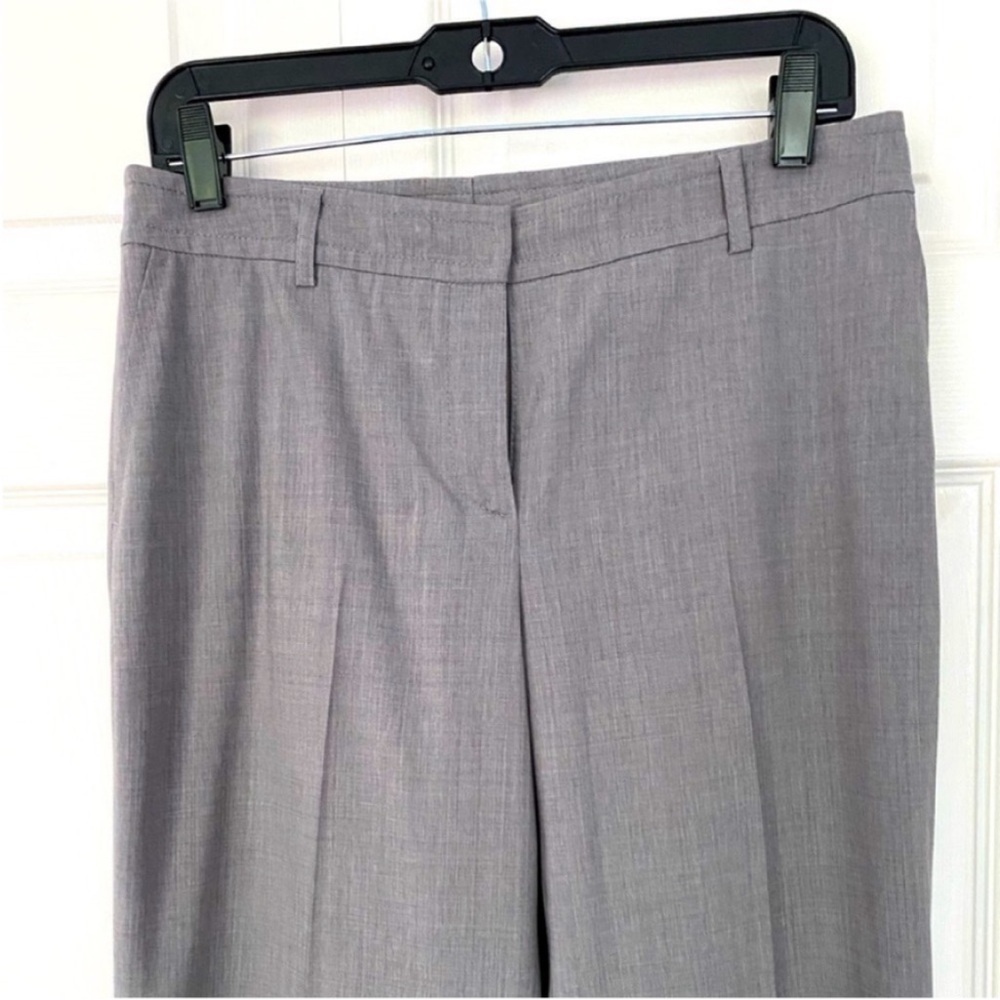 Akris Punto Women’s Pants Trousers Gray Straight Leg Stretch 100% wool size 8 - Picture 13 of 13